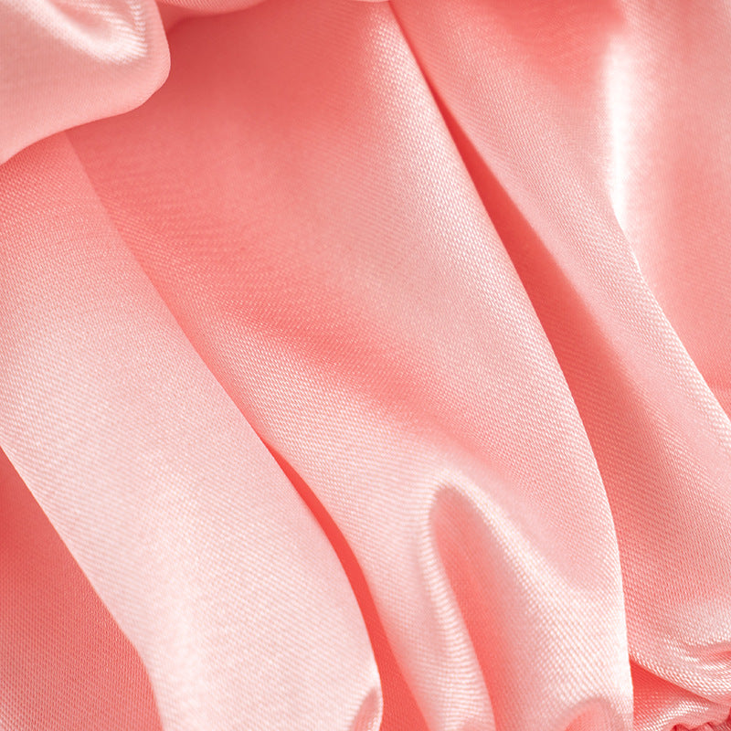 Women Summer Solid Pleated Mini Skirt 18