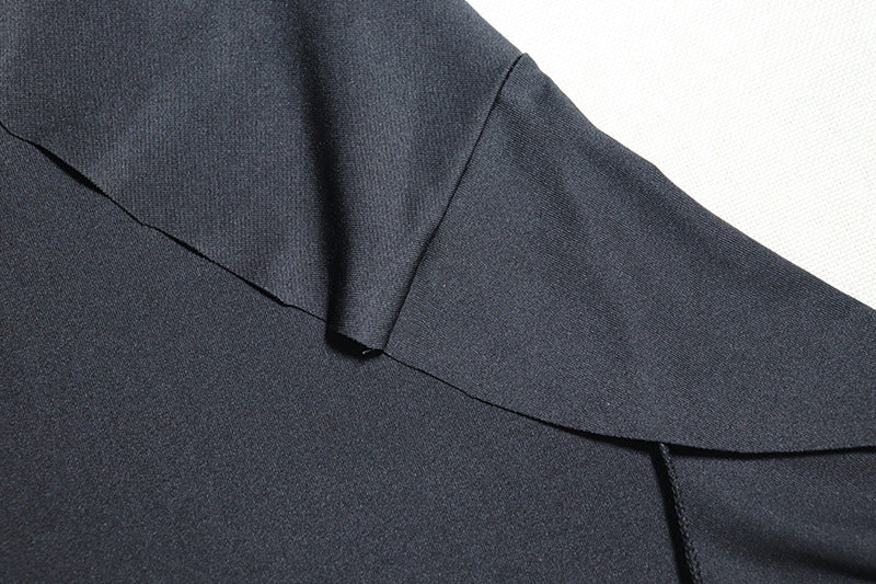 Women's Solid Color Sexy Sleeveless Strap Flower Irregular Trendy Dress 18