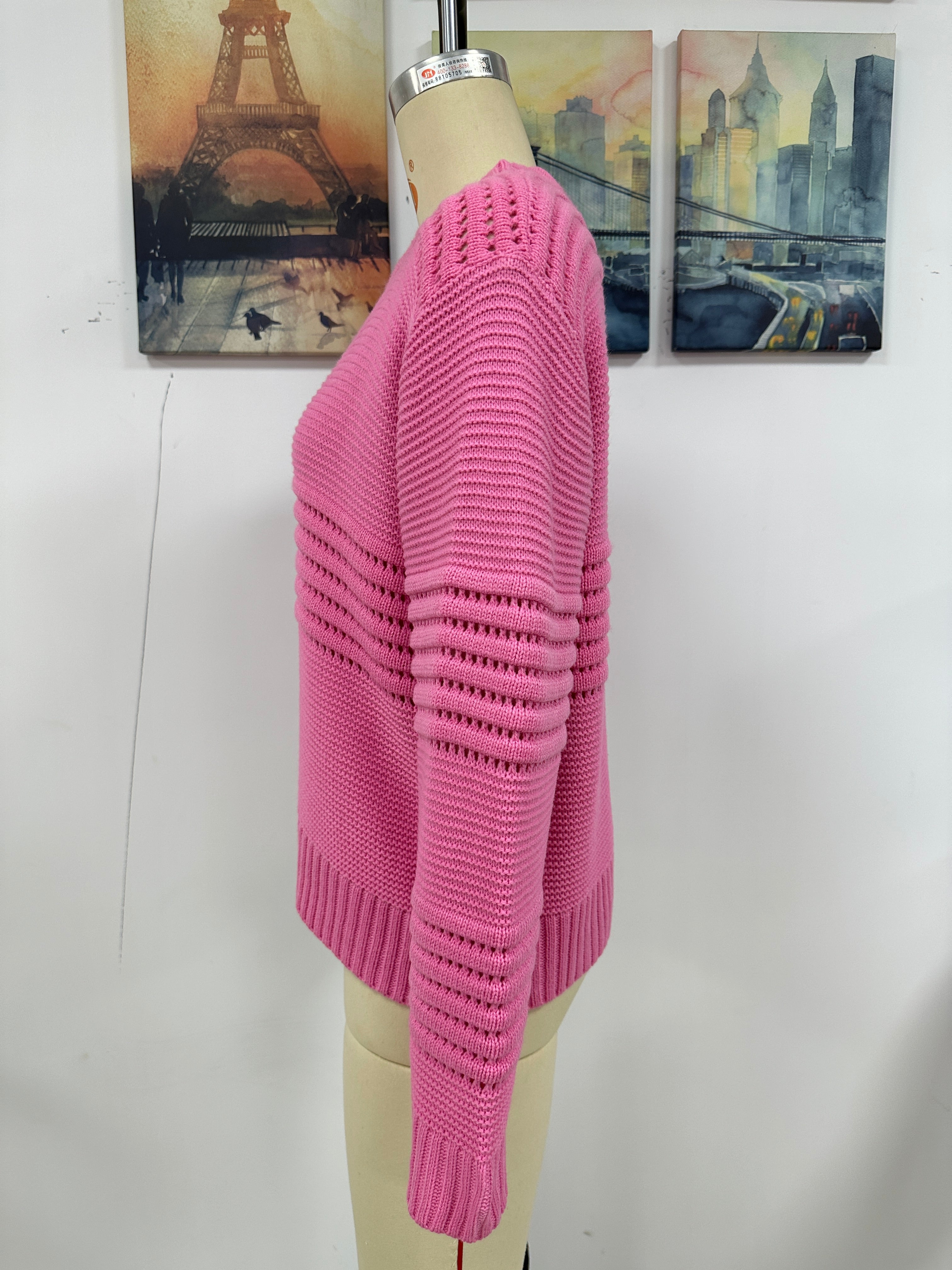 Autumn And Winter Pullover Sweater Ribbed Women's Knitting Shirt Fashion Sweater 12