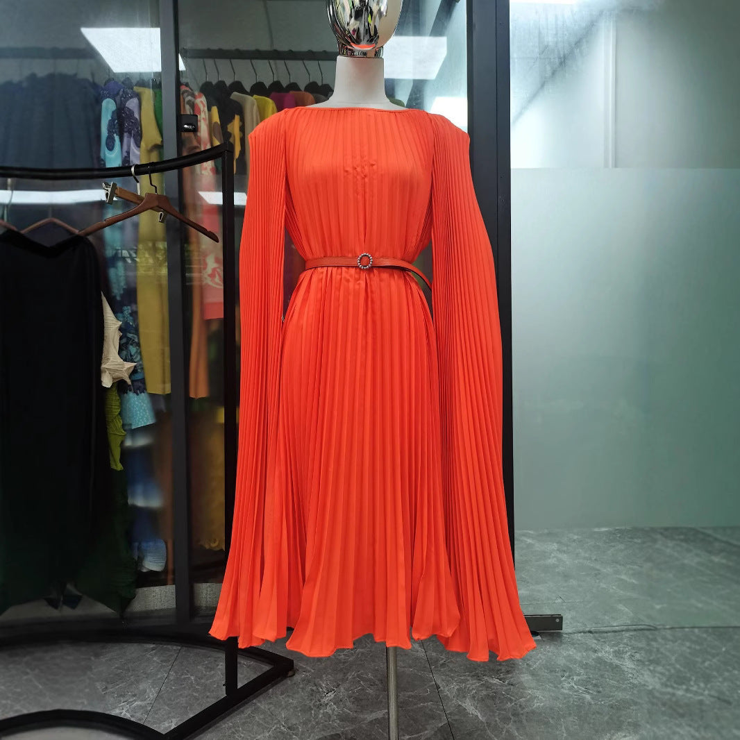 Plus Size Women elegant Solid dress 5