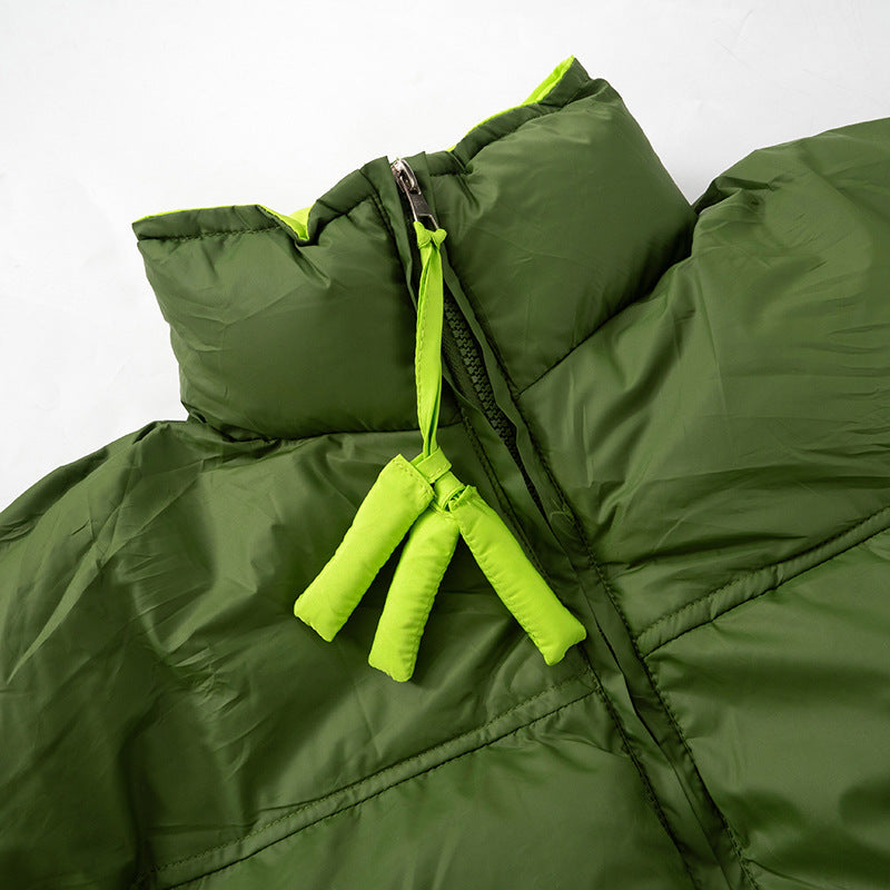 Women long sleeve contrast winter warm Padding Jacket 51