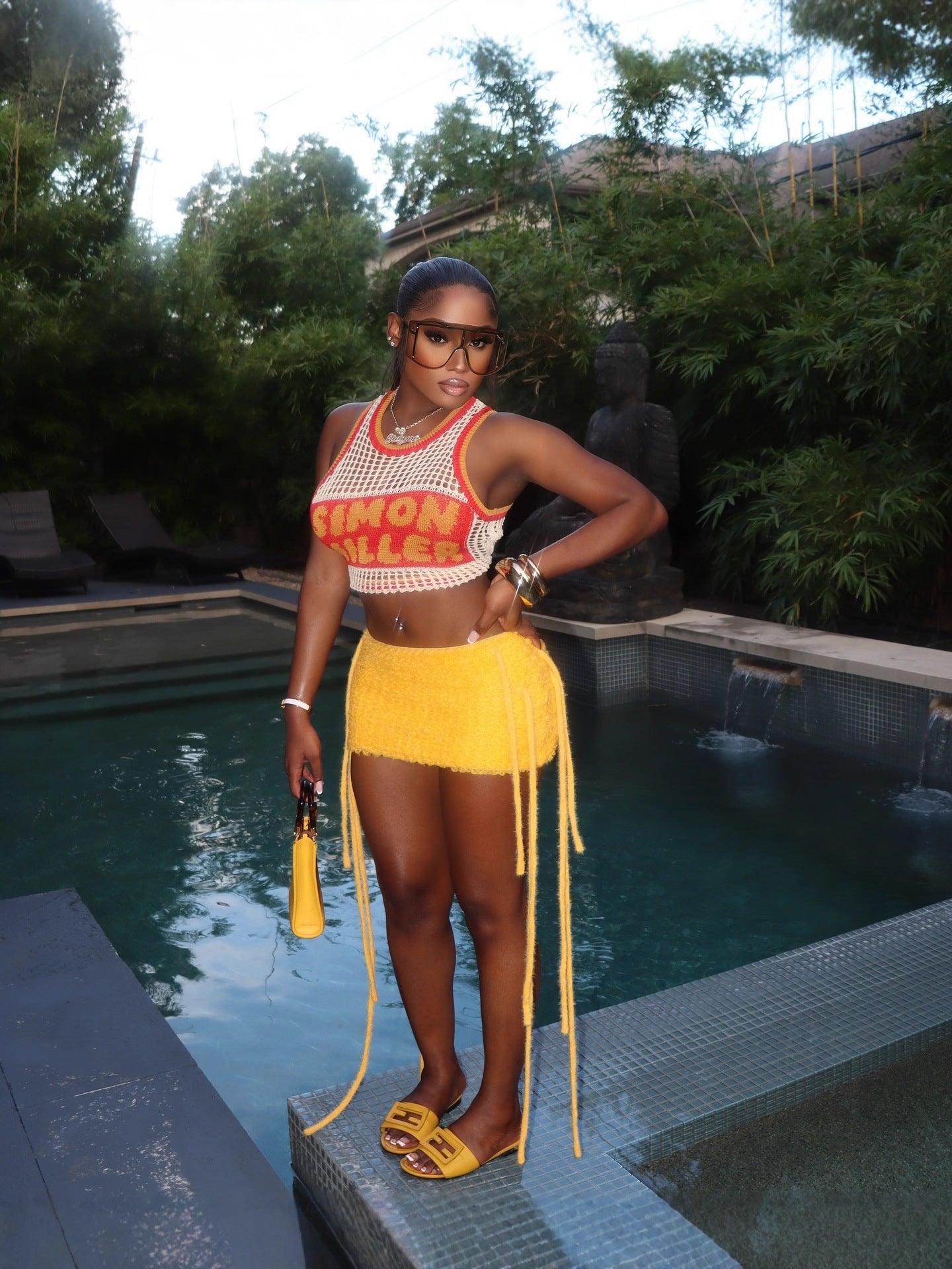 Summer Patchwork Fashion Print Mesh Sporty Knitting Vest Top Women 4