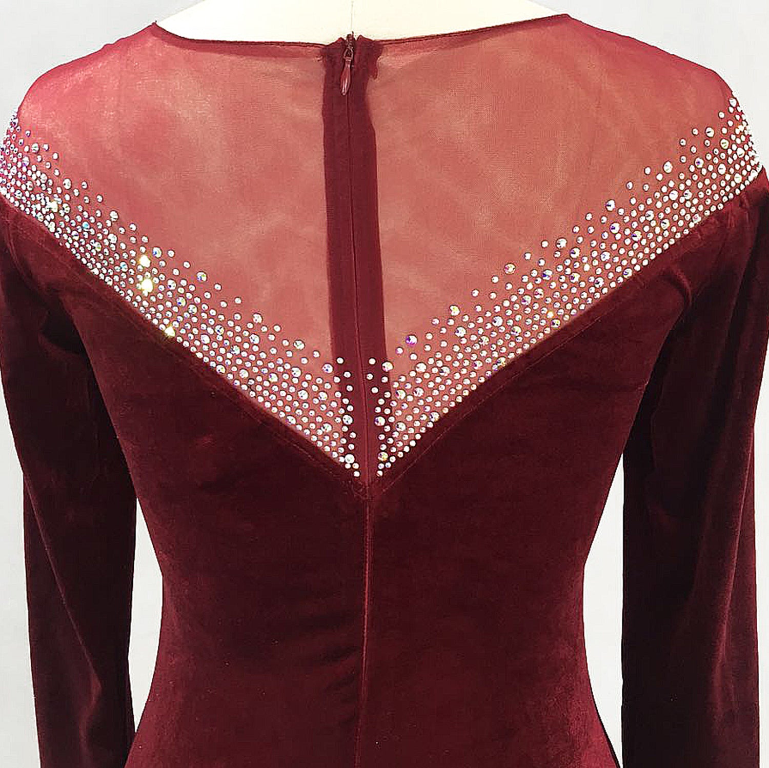 velvet Formal Party Evening Dress Winter Long Sleeve Corporate Annual Meeting Long Fishtail Party Dress 23