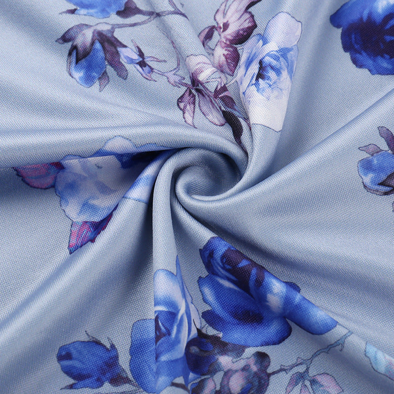 Women printed sexy summer Beach Holidays dress 18