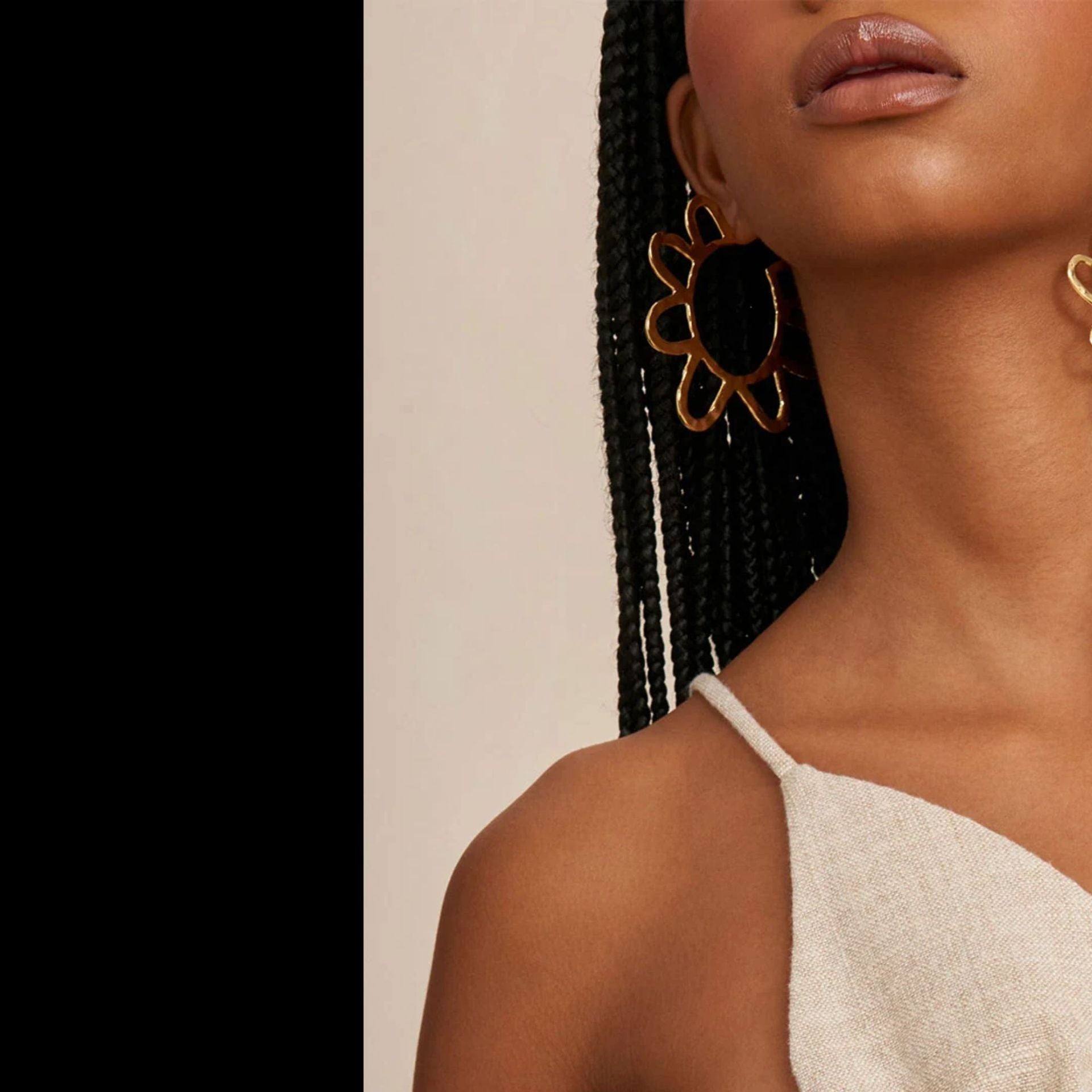 Women's White Floral Strap Mini Dress 4