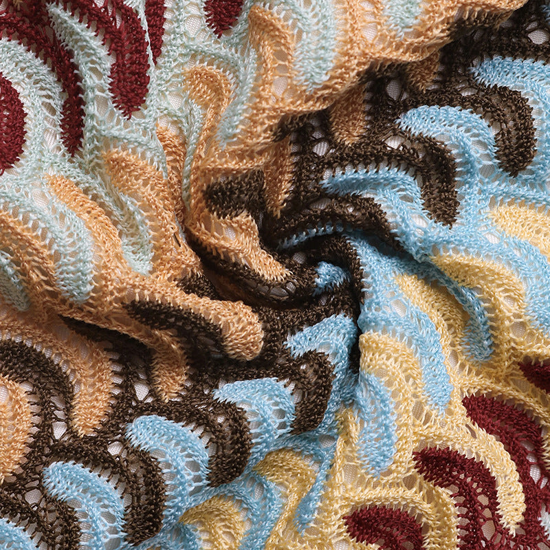 Summer Open-Waist Striped One-Shoulder Hollow Sleeveless  Mini Dress 11