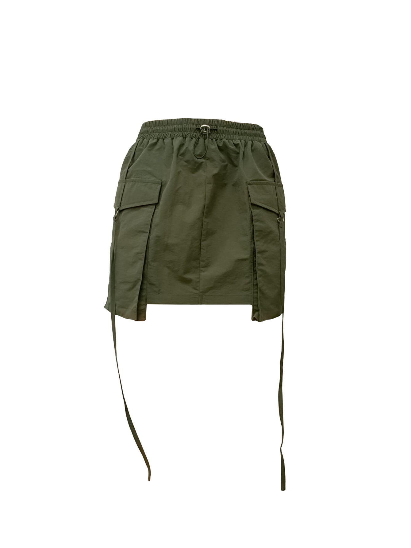 Women's Pocket Zippered Solid Color Sexy Mini Skirt 6