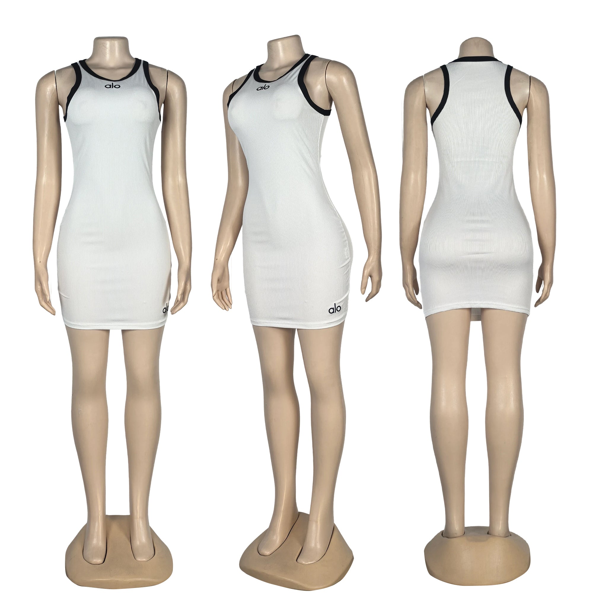 Summer Casual Sleeveless Bodycon Mini Dress 6