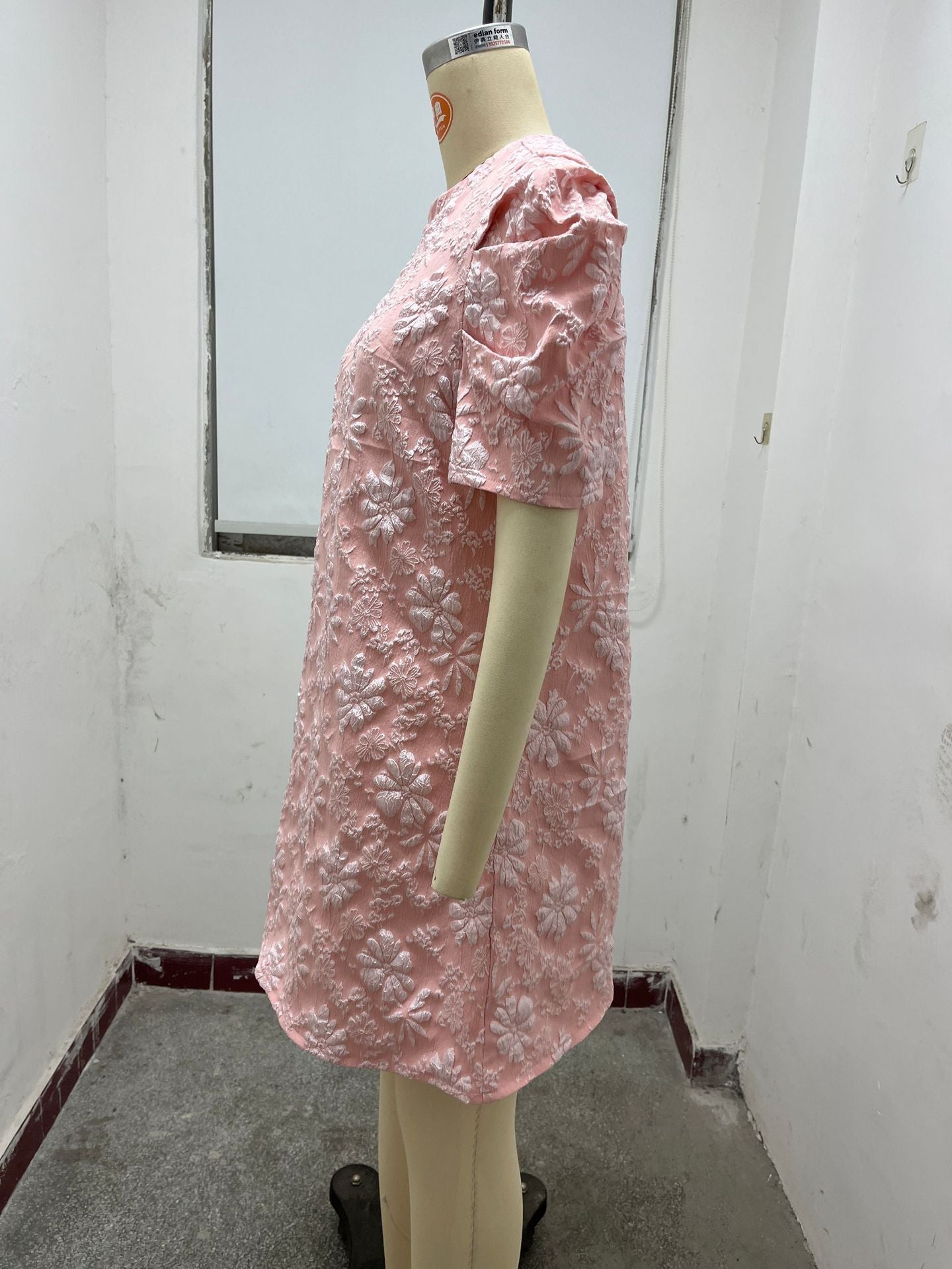 Women's Summer Slim Short Sleeve Floral Casual Dress 9