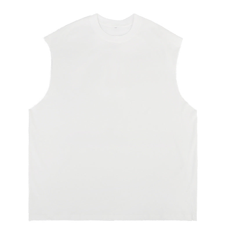 Fashionable High Street Cotton Loose Sleeveless Men's Vest 4