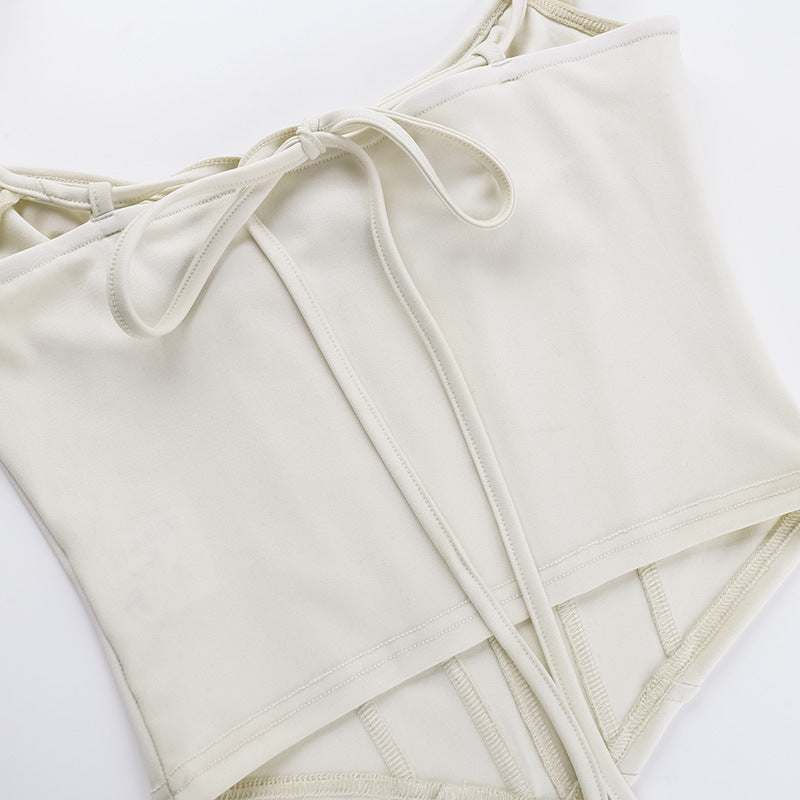 Spring Summer Crop Tunic Slim Fit Camisole 21