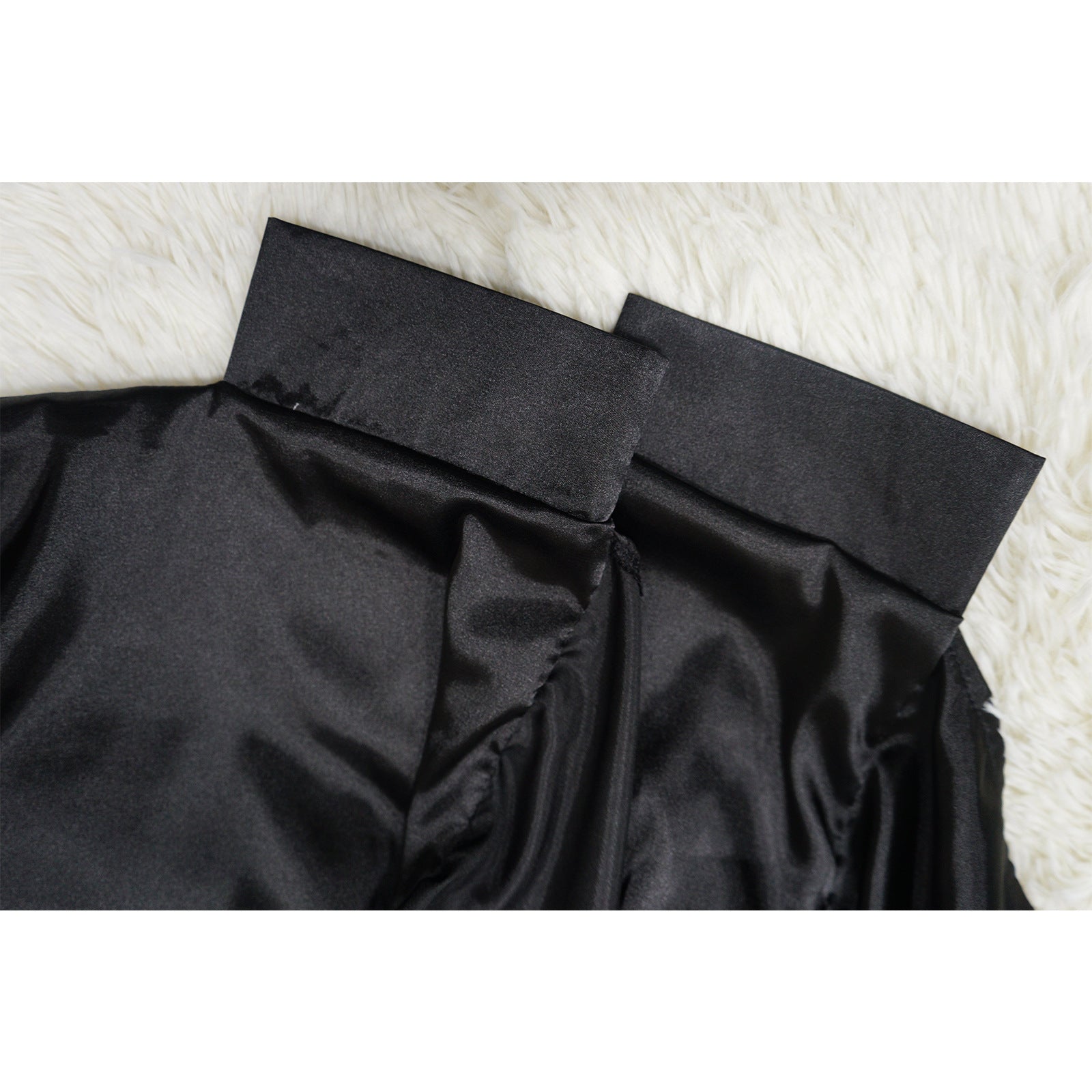 Women Fall Pleated Solid Shirt 25