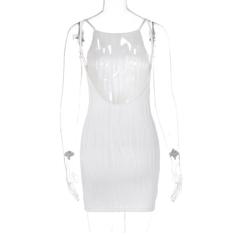 Women Summer Backless Bodycon Sexy Mini Dress 12