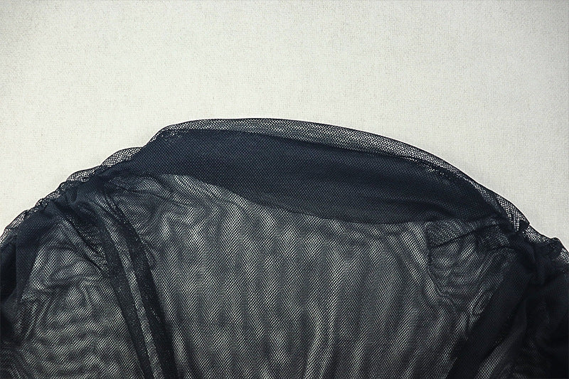 Women Solid Patchwork Sleeveless Turtleneck Pleated Bodycon Dress 11