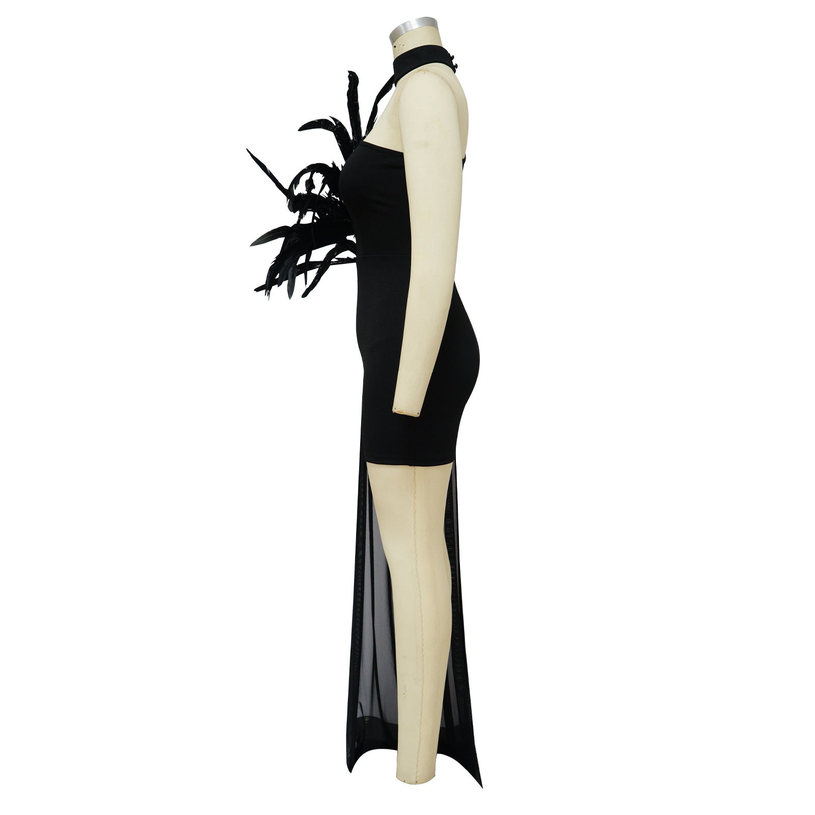 Women fall sexy off shoulder dress 16