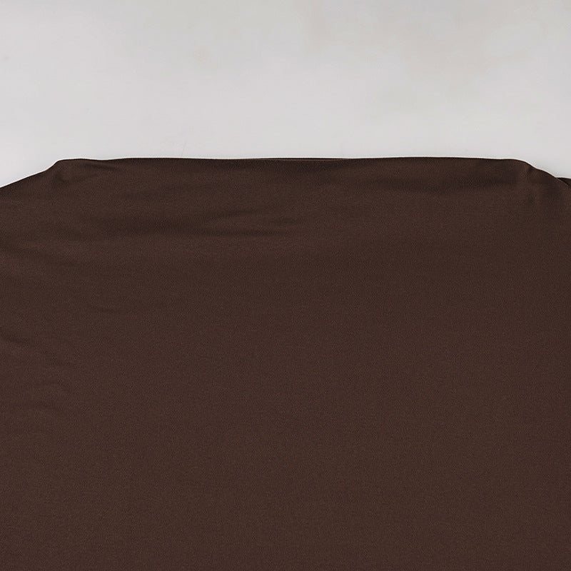 Women Sexy Off-The-Shoulder Solid Elegant Evening Bodycon Maxi Dress 22