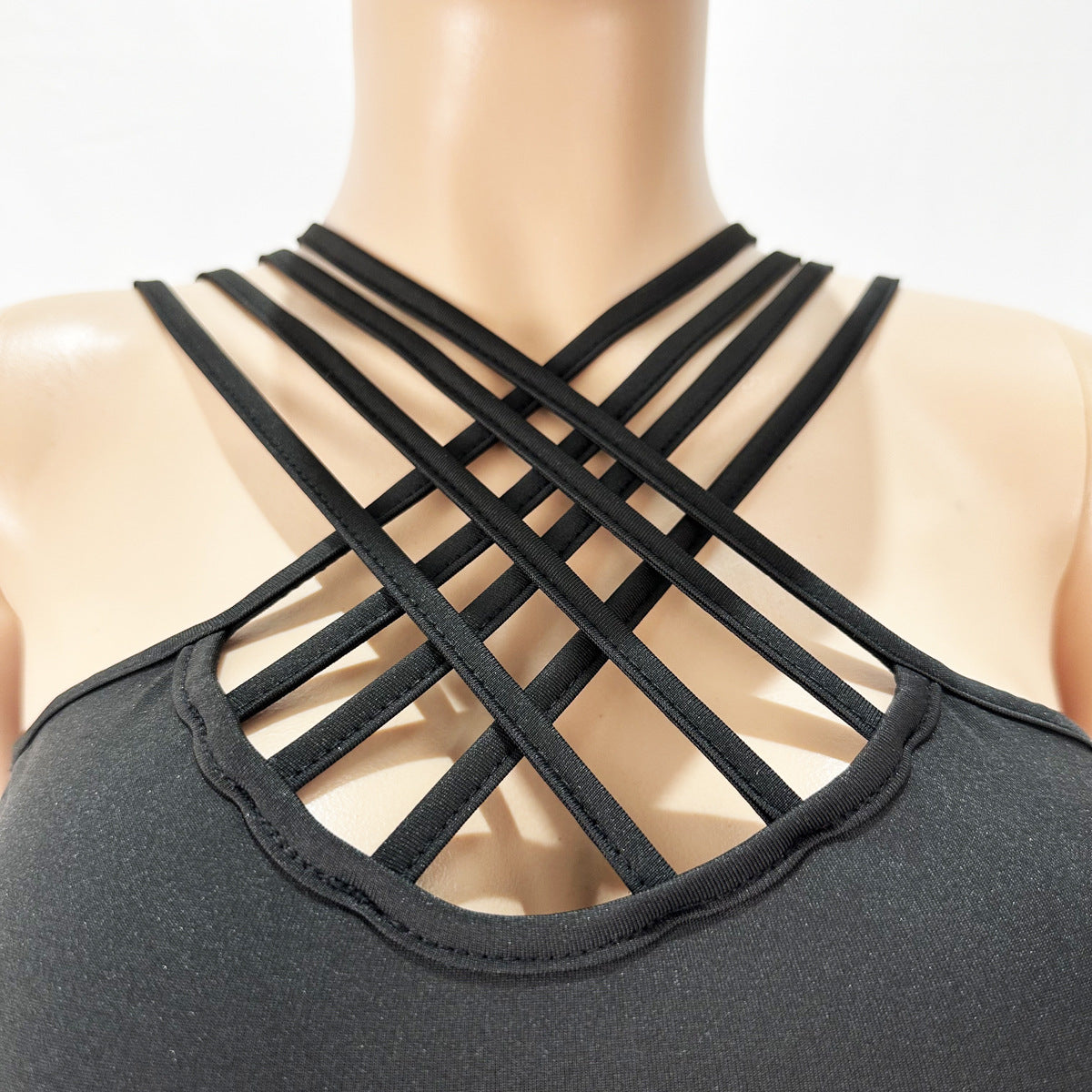 Women Sexy Crossover Wide Leg Jumpsuit 16