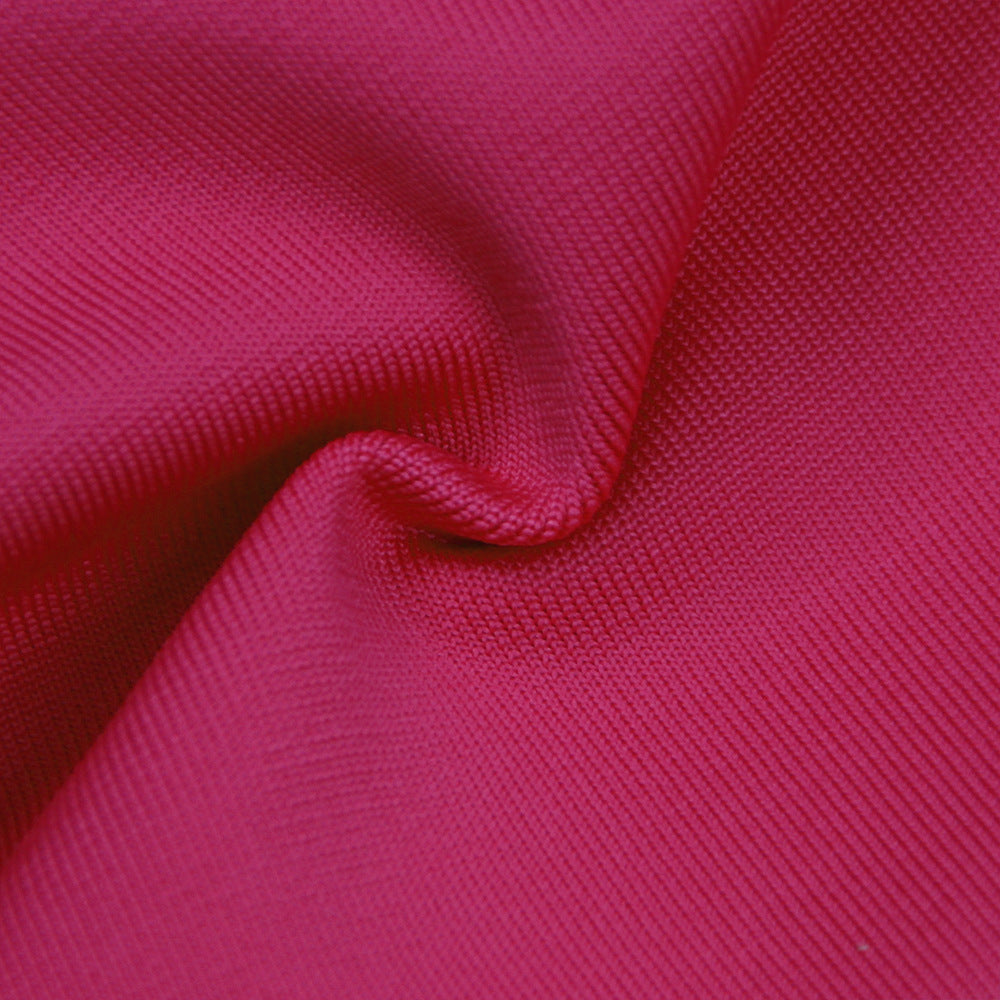 Women Flower Chain Strapless Dress 20