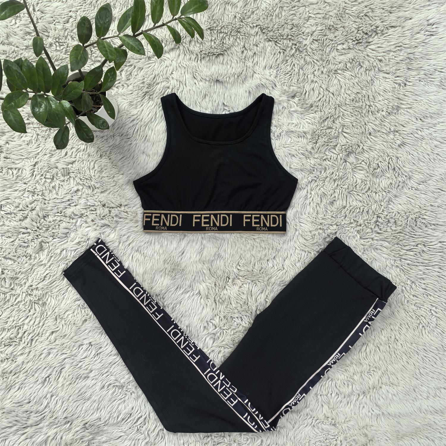 Women's Summer Fashion Sports Vest & Trousers Casual Two-Piece Set 5