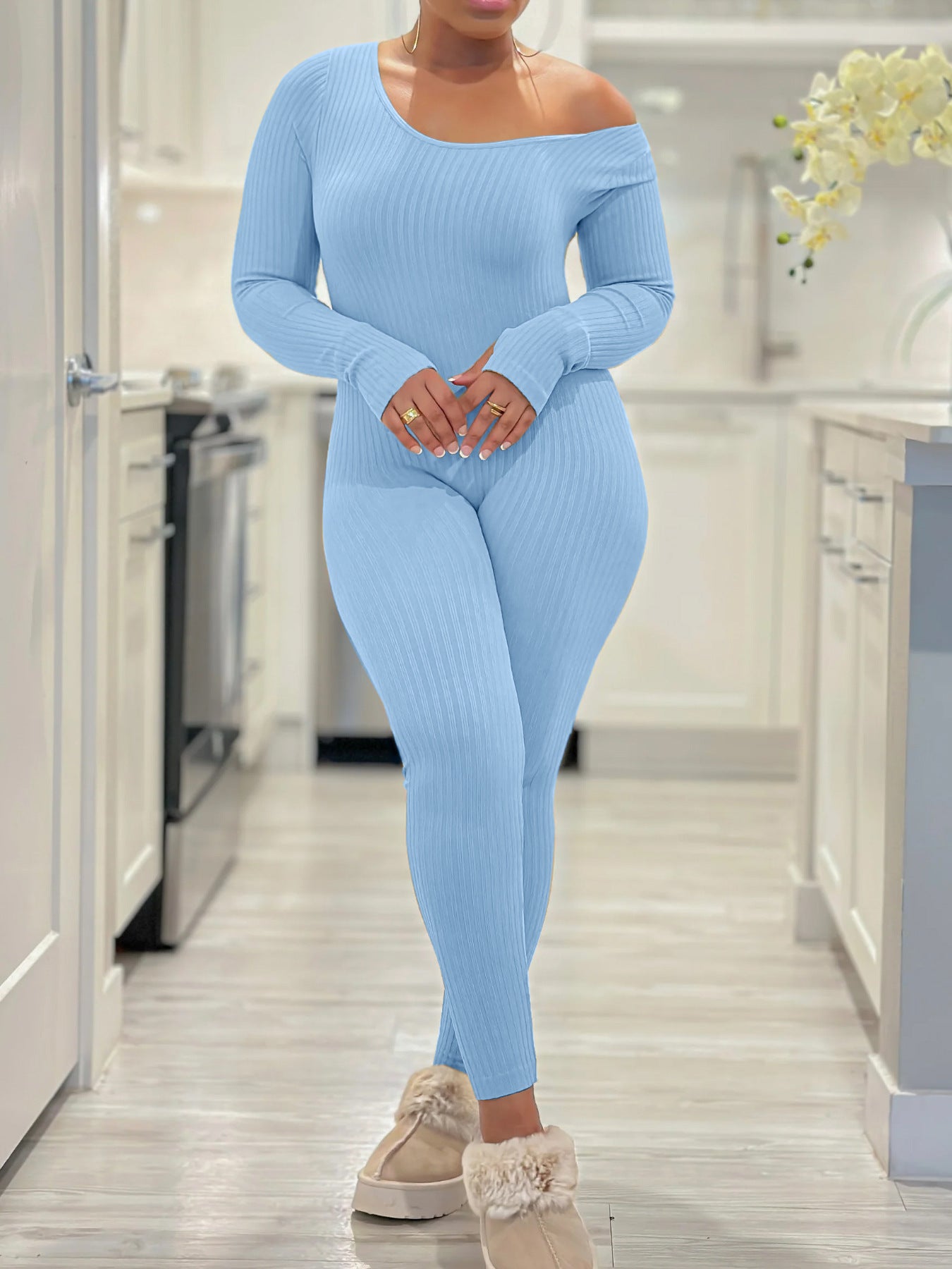 Striped Fashion Slim Women's Jumpsuit 3