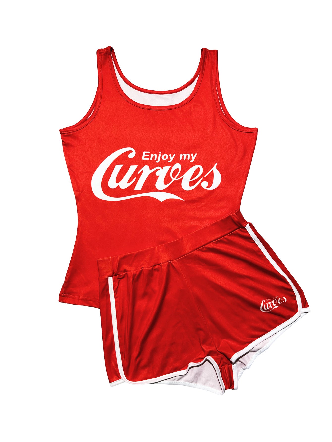 Women's clothing sexy tight fitting print vest shorts two-piece set 10