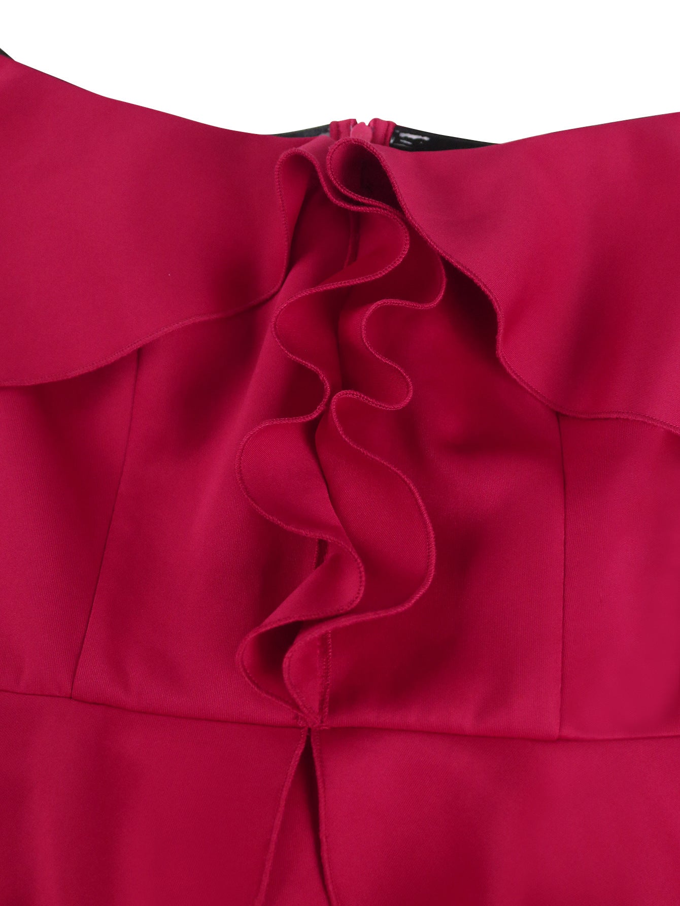 Sexy Ruffle Off-Shoulder Long Dress Chic Elegant Bodycon Formal Party Mermaid Gown 8