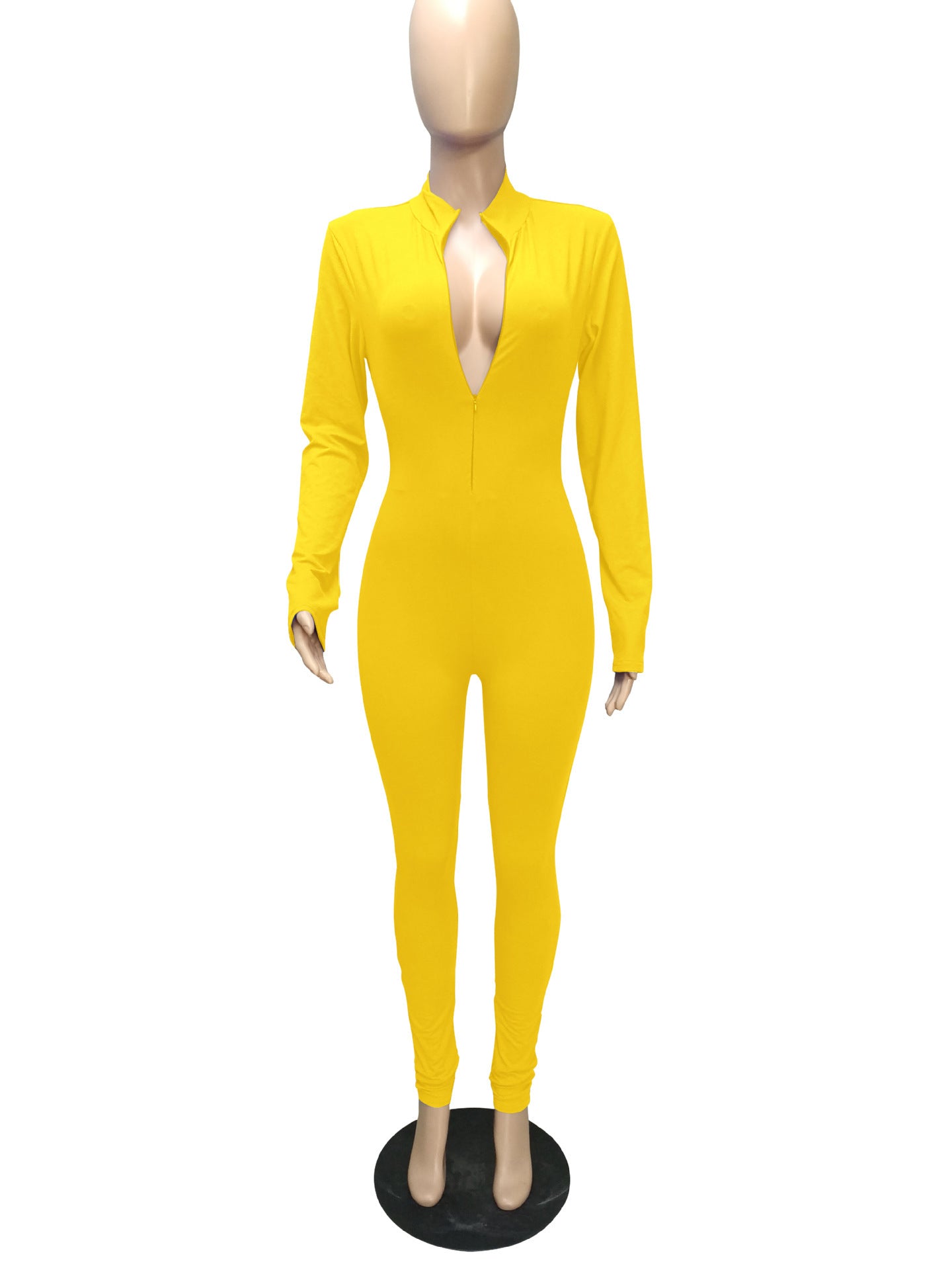 Women Autumn Zipper Jumpsuit 27