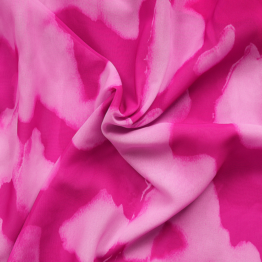 Plus Size African Women Chiffon Print Dress 20