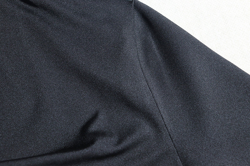 Women's Solid Color Round Neck Long-Sleeved Trendy Women's Bodycon Dress 15