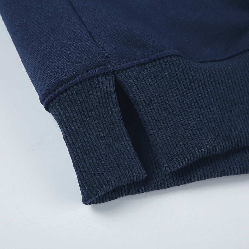 Women American Sports Loose Solid Casual Long Sleeve Top 16