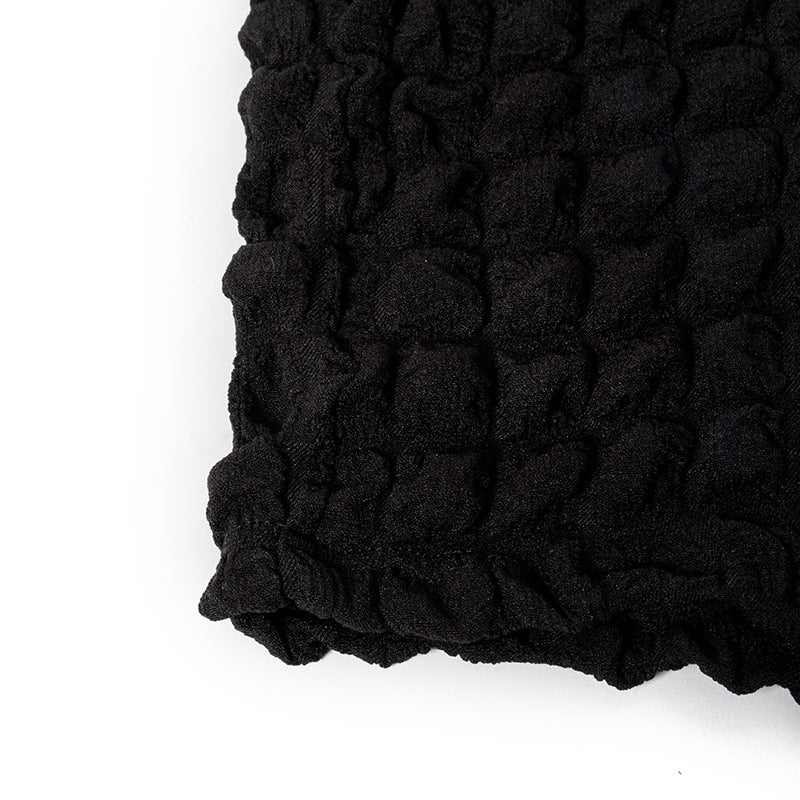 Women Summer Solid Sleeveless Halter Neck Tank Top and Pants Two-piece Set 15