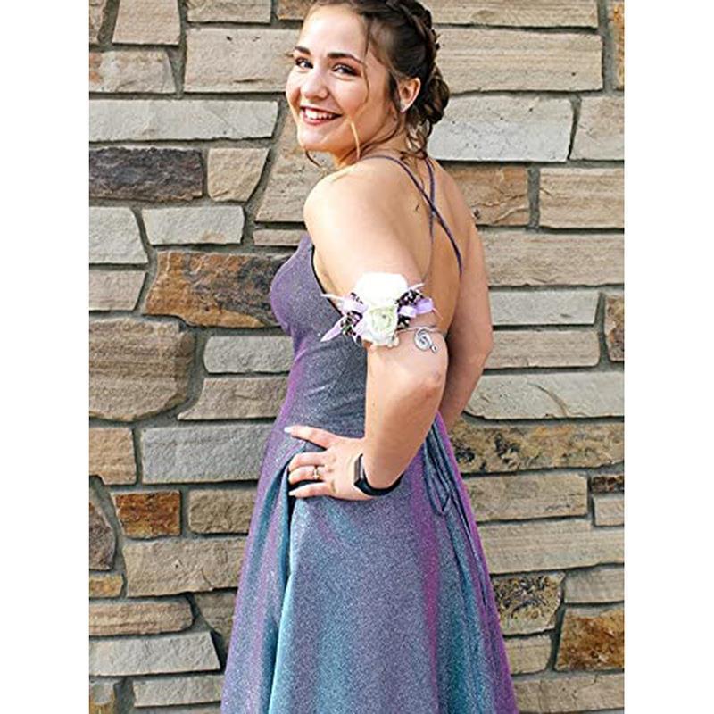 Spring Long Strap Glitter Formal Party Dress -（Processing time need 3-6 days） 8