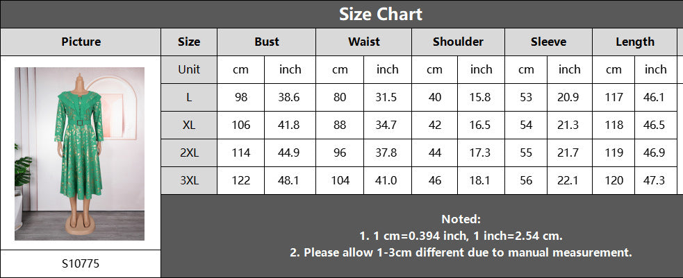 Plus-Size Women Round Neck Dress 9