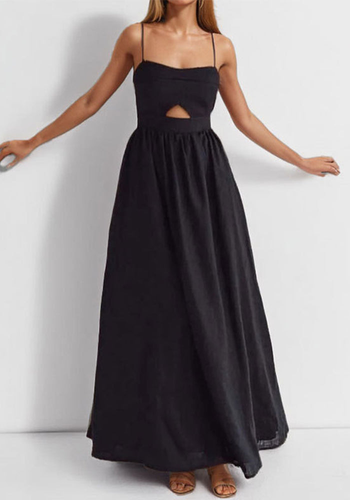 Women Holidays Strapless French Maxi Dress