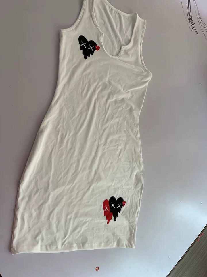 Women's Everyday Casual Printed Tank Tops Dresses 14