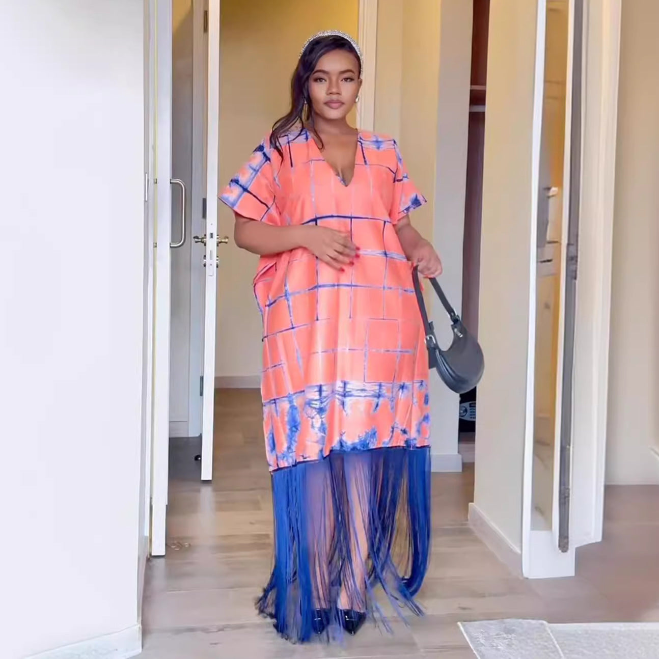 Summer Casual Tassel Loose Dress 10