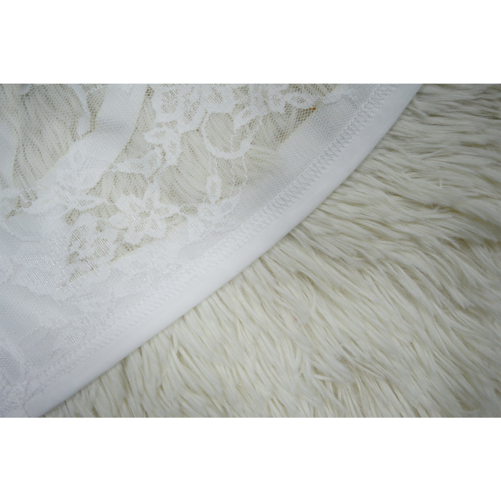 Fashion Women's Sexy Sleeveless Lace Patchwork Two Piece Skirt Set 20