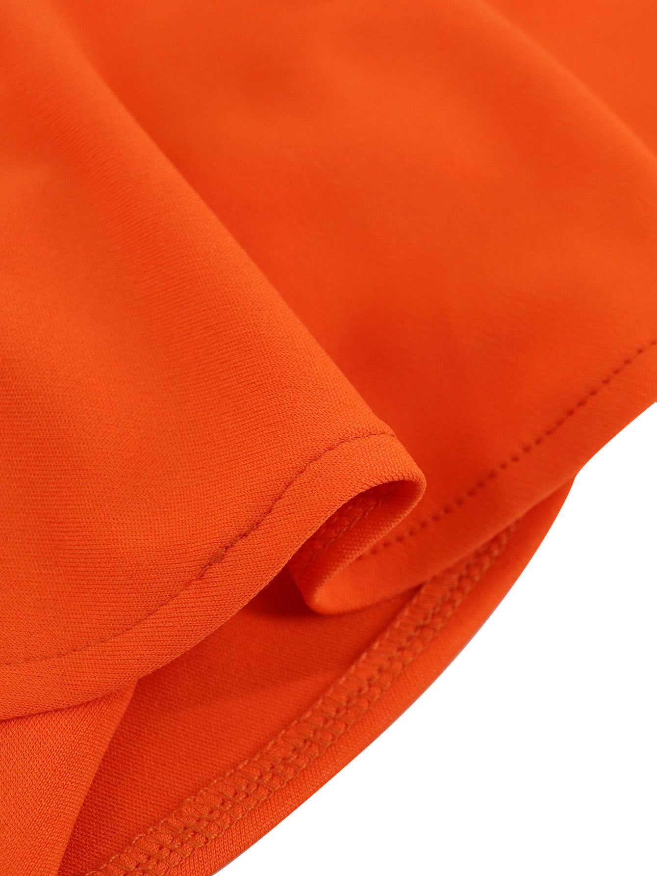 Ruffle Sleeve Tie Knot Shirt High Waist Pants Casual Two Piece Set 8