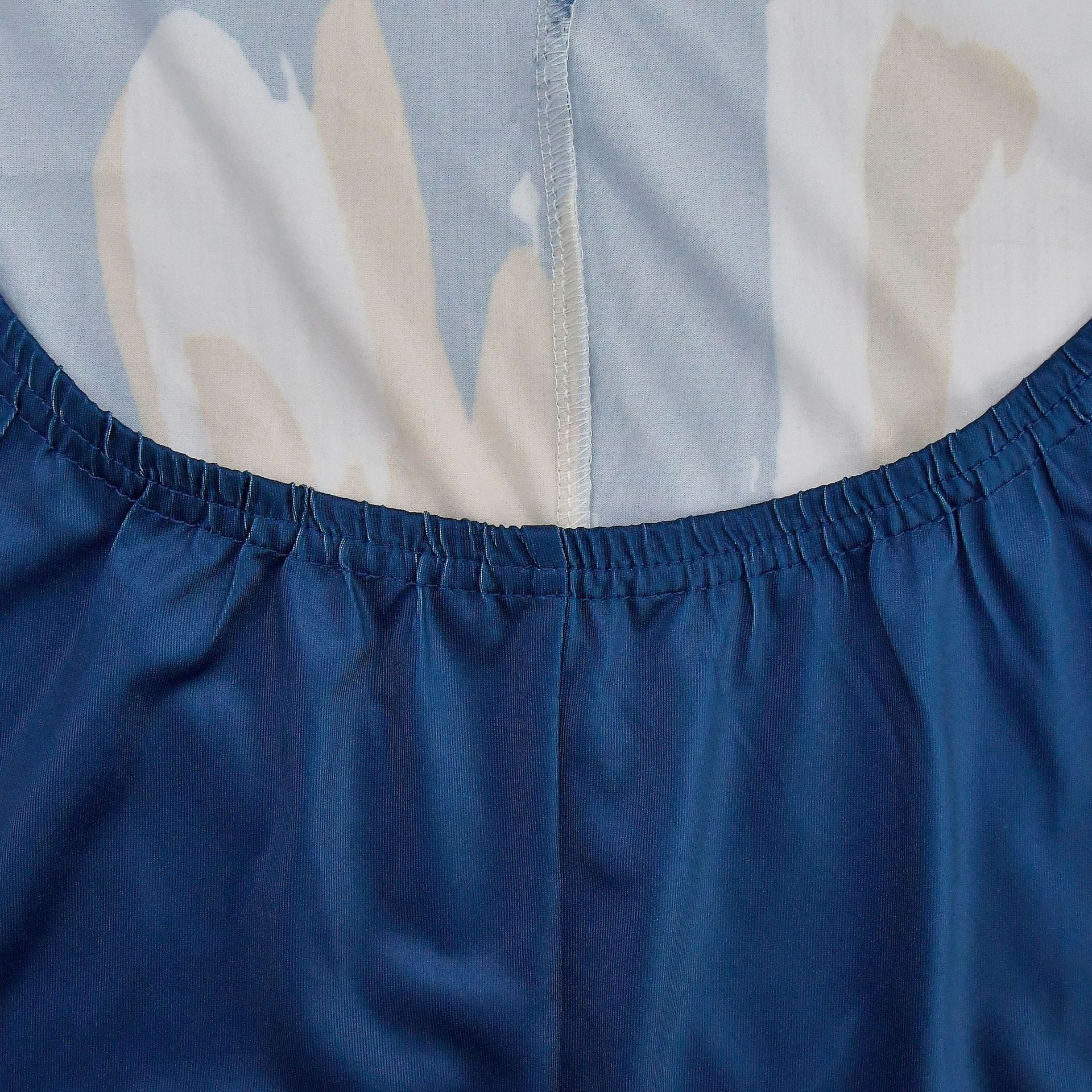 Women's Fashion Low Back Halter Neck Gown Print Maxi Dress 20