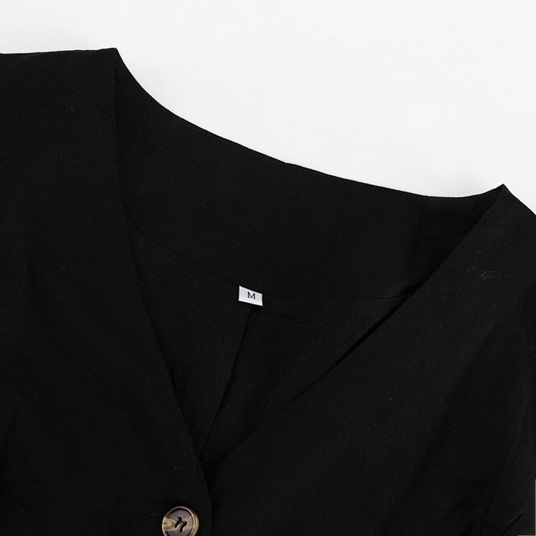 Women Linen summer casual sleeveless vest shorts Two Piece Set 13