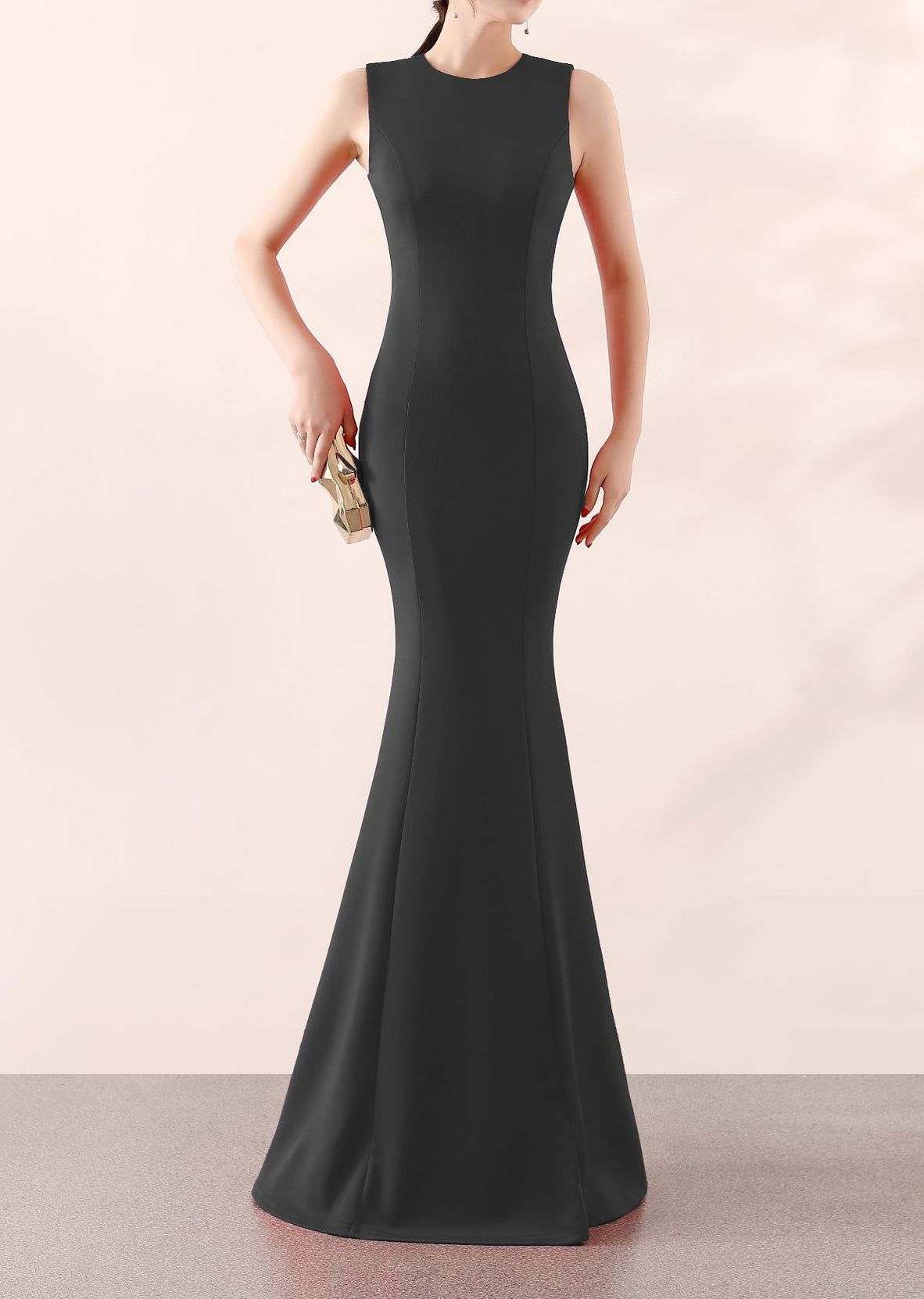 Bridal Wedding Long Formal Party Elegant Fishtail Engagement Evening Dress 4