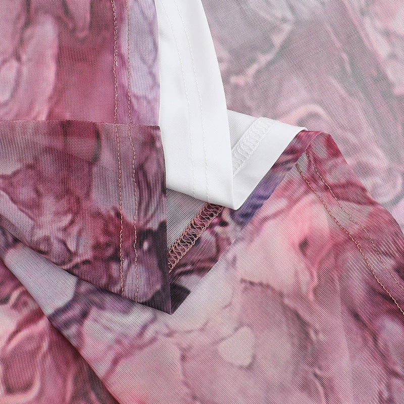 Women Summer Halter Neck Printed Dress 13