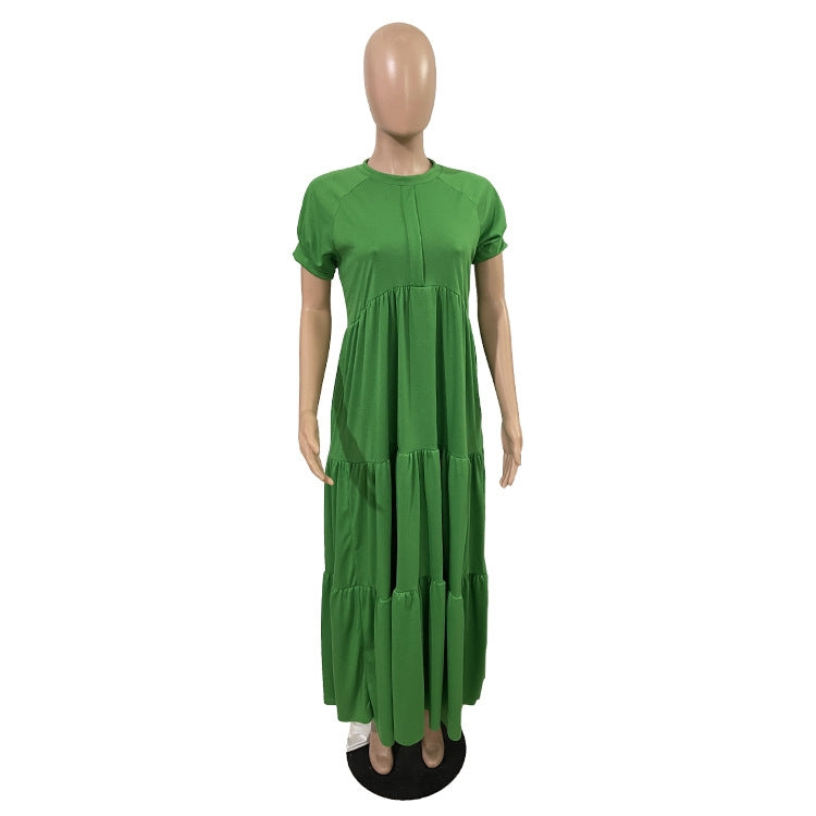 Autumn Women clothes Lace Skirt Loose Slim Fit French Lazy Casual Knitting Dress 19