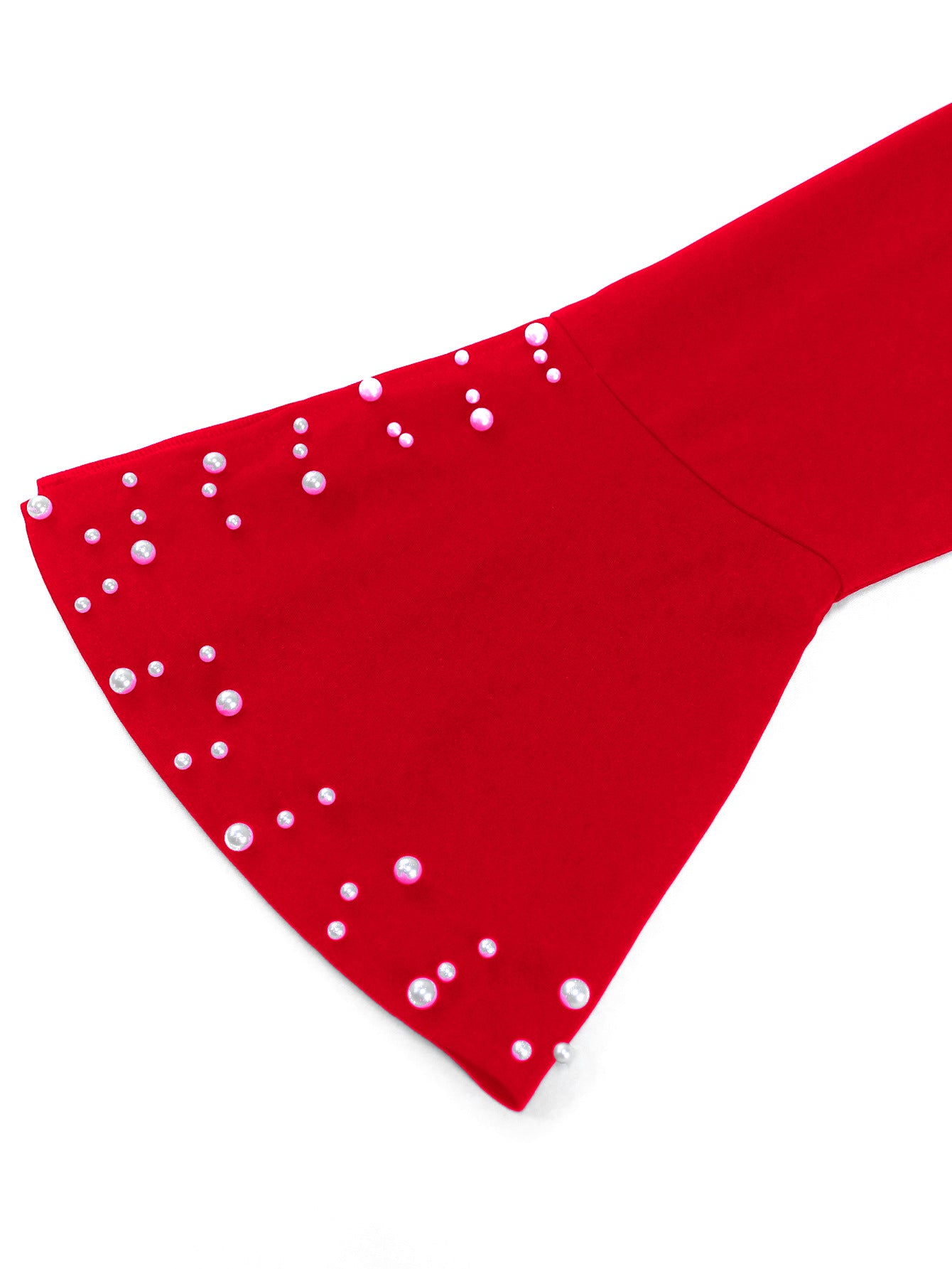 V-neck pleated Bell Bottom sleeve dress Career Formal Party pleated Dresses 12