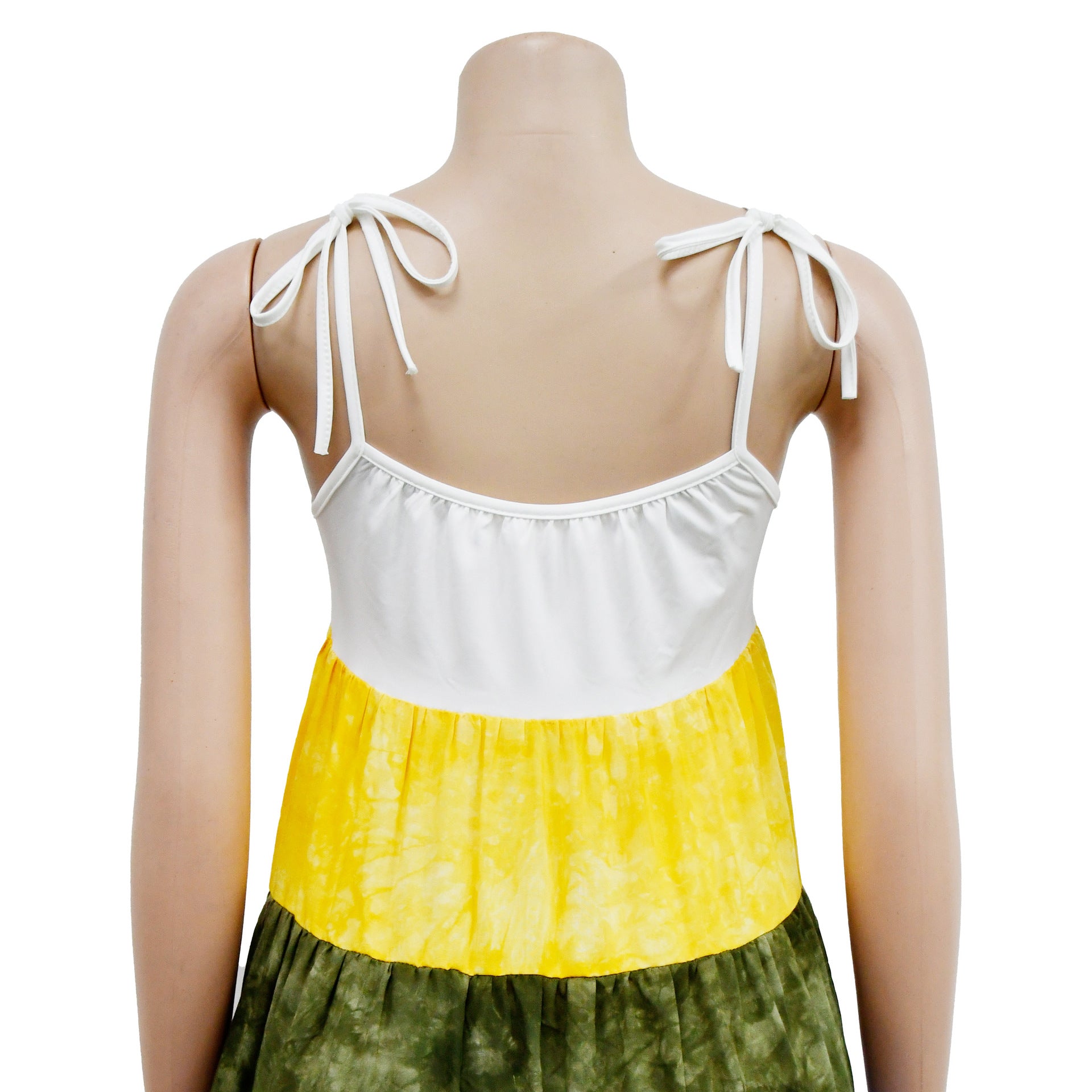 Fashion Ladies Gradient Print Multicolor Sleeveless Sleeveless Dress 17