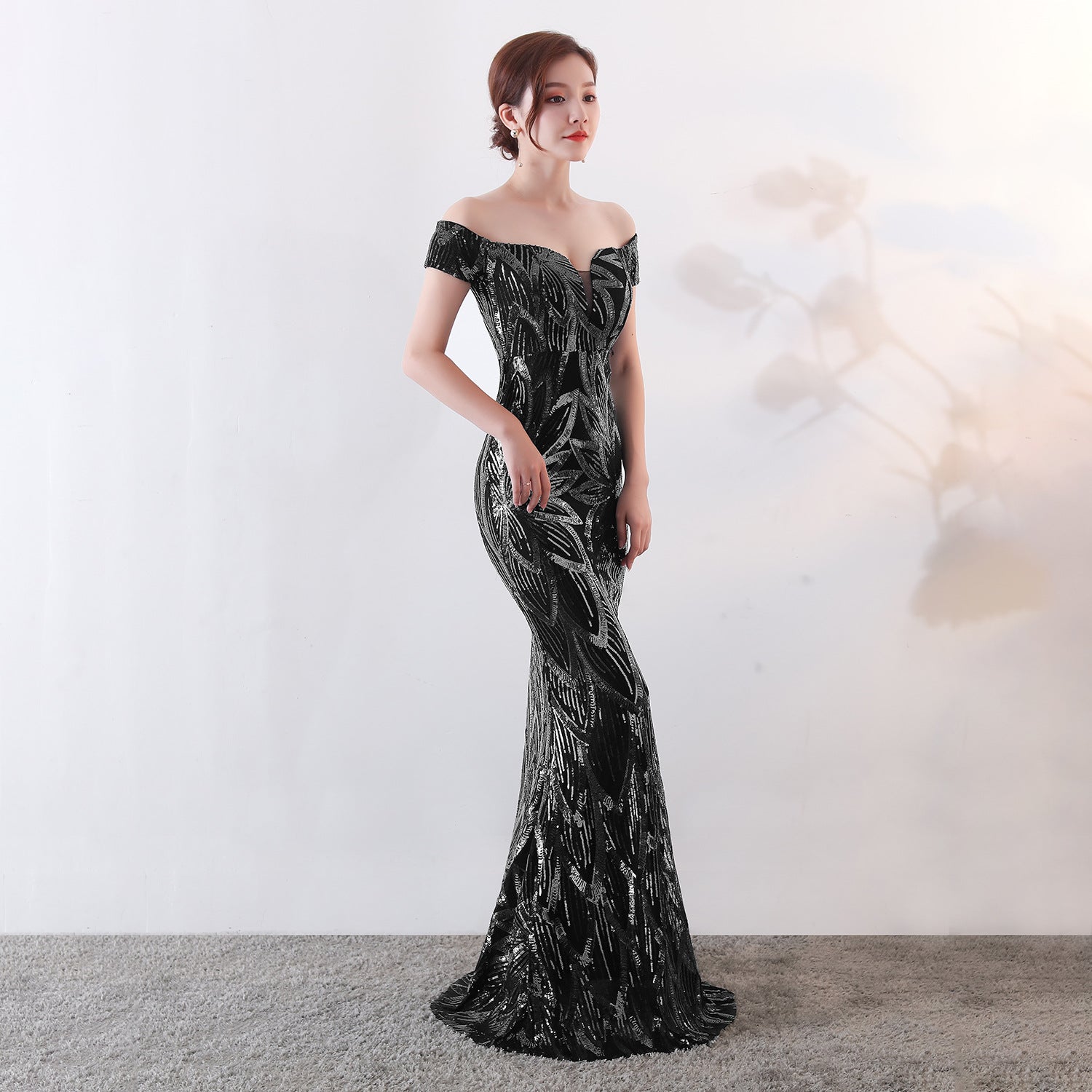 Sequins Sweetheart Mermaid Evening Dress 4
