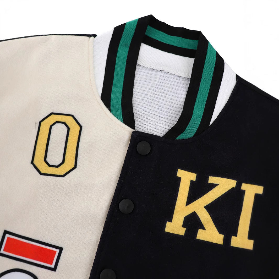 Women's Casual and Street Fashionable Sports Letter Print Jackets 5