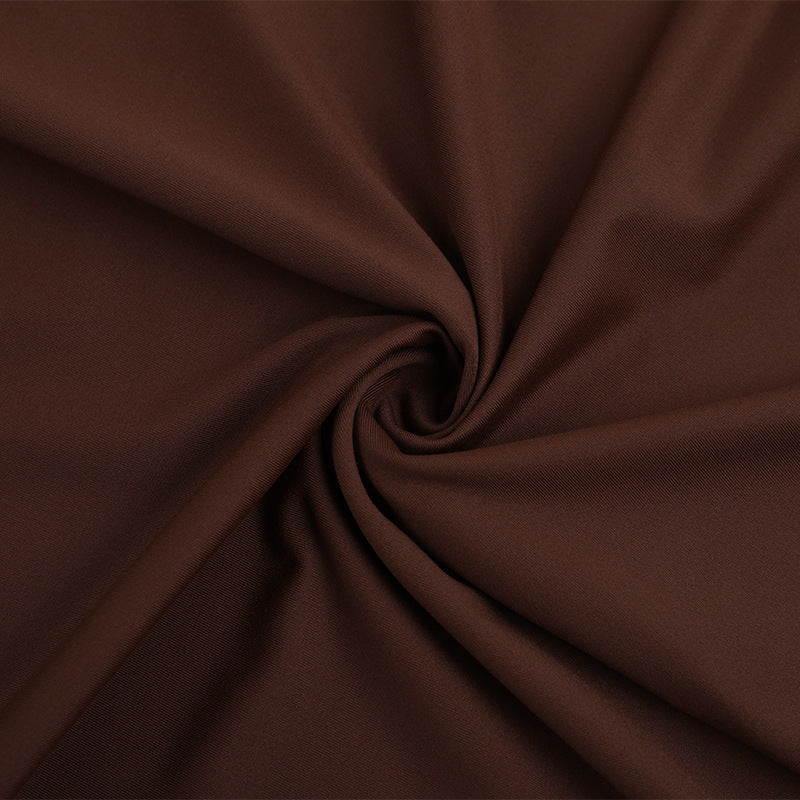 Women fall French lace patchwork dress 15