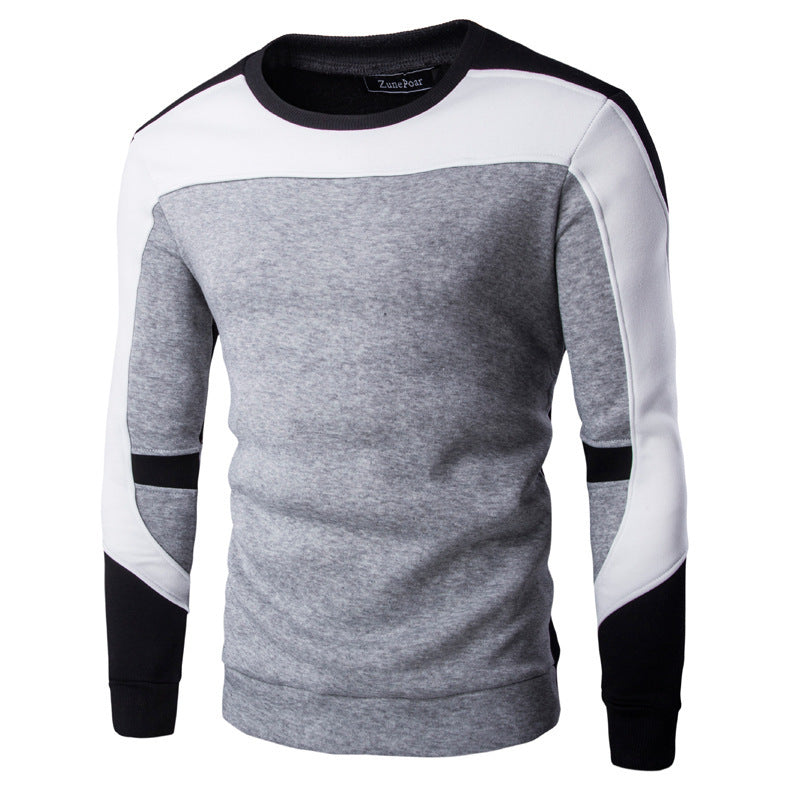 Men Long Sleeve Sports Colorblock Baseball Top 6