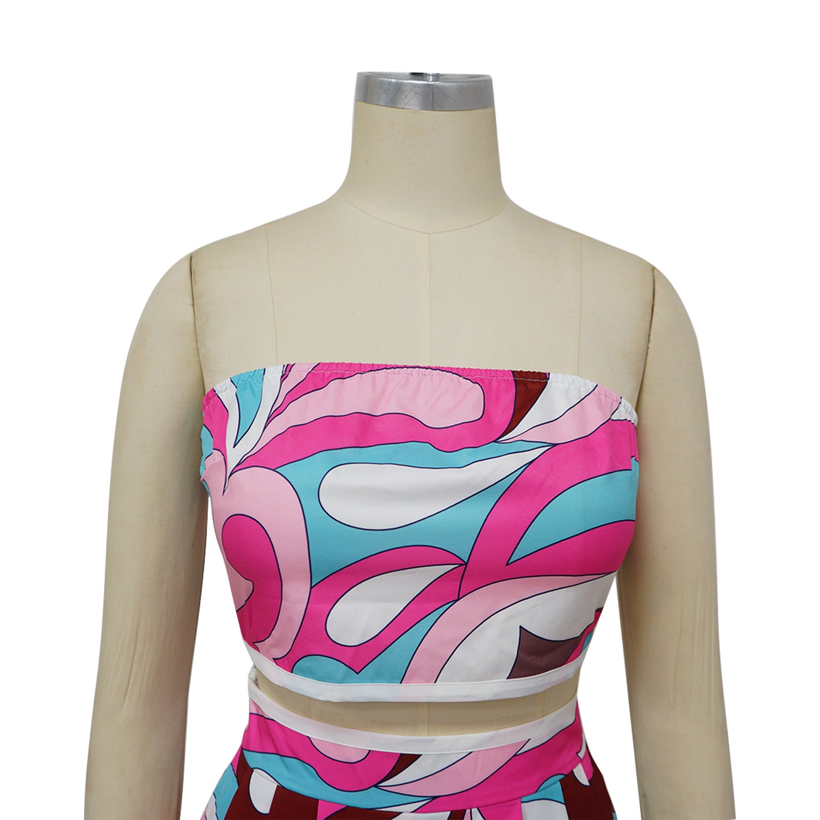 Women's Summer Sexy Camisole Short Top Culottes Two-Piece Set 14